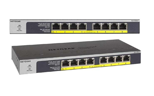 Netgear brings GS108LP Unmanaged PoE Switch with 8 Gigabit Port to